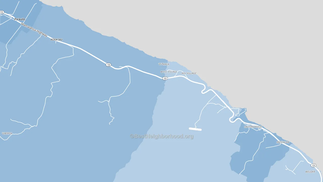 96774, HI block-group political-lean map