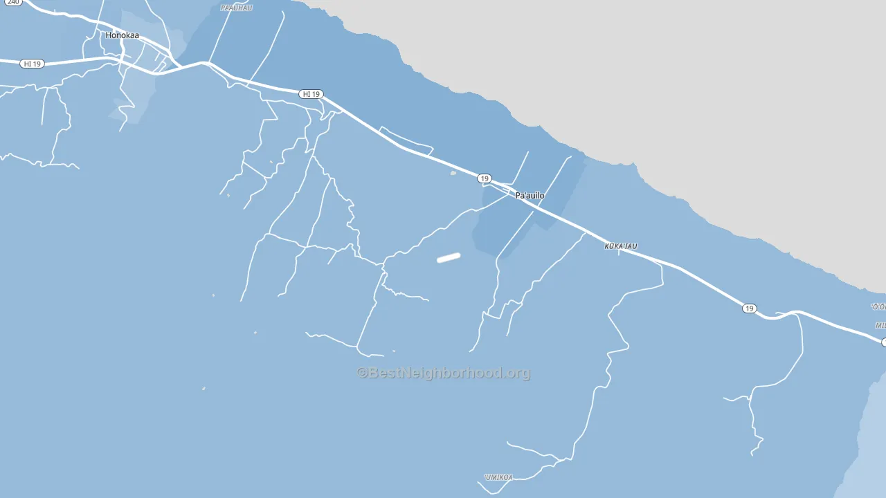 96776, HI block-group political-lean map