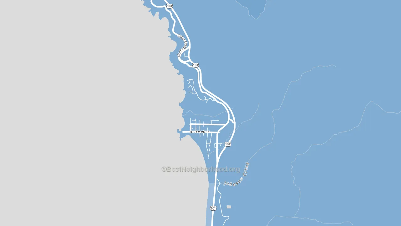 97369, OR block-group political-lean map