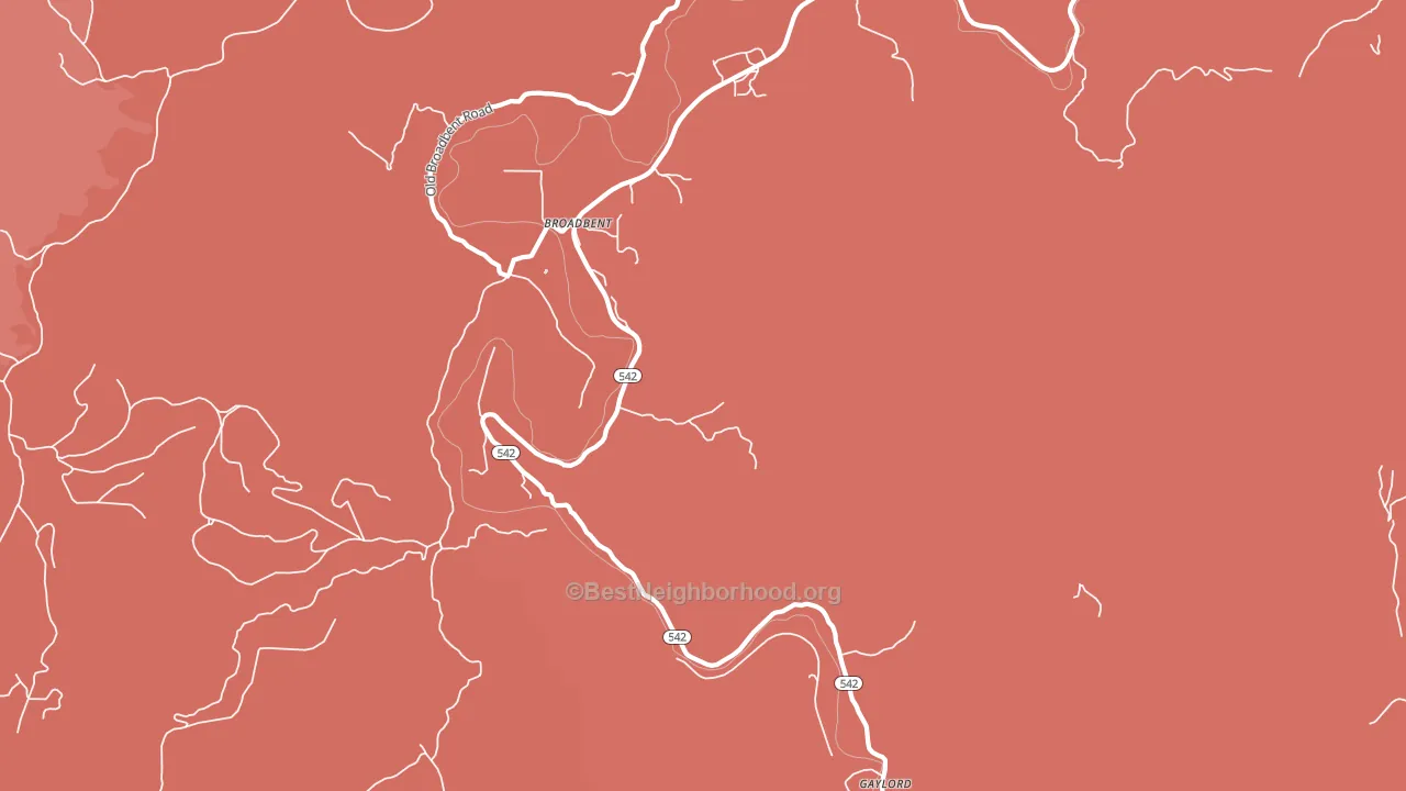 97414, OR block-group political-lean map
