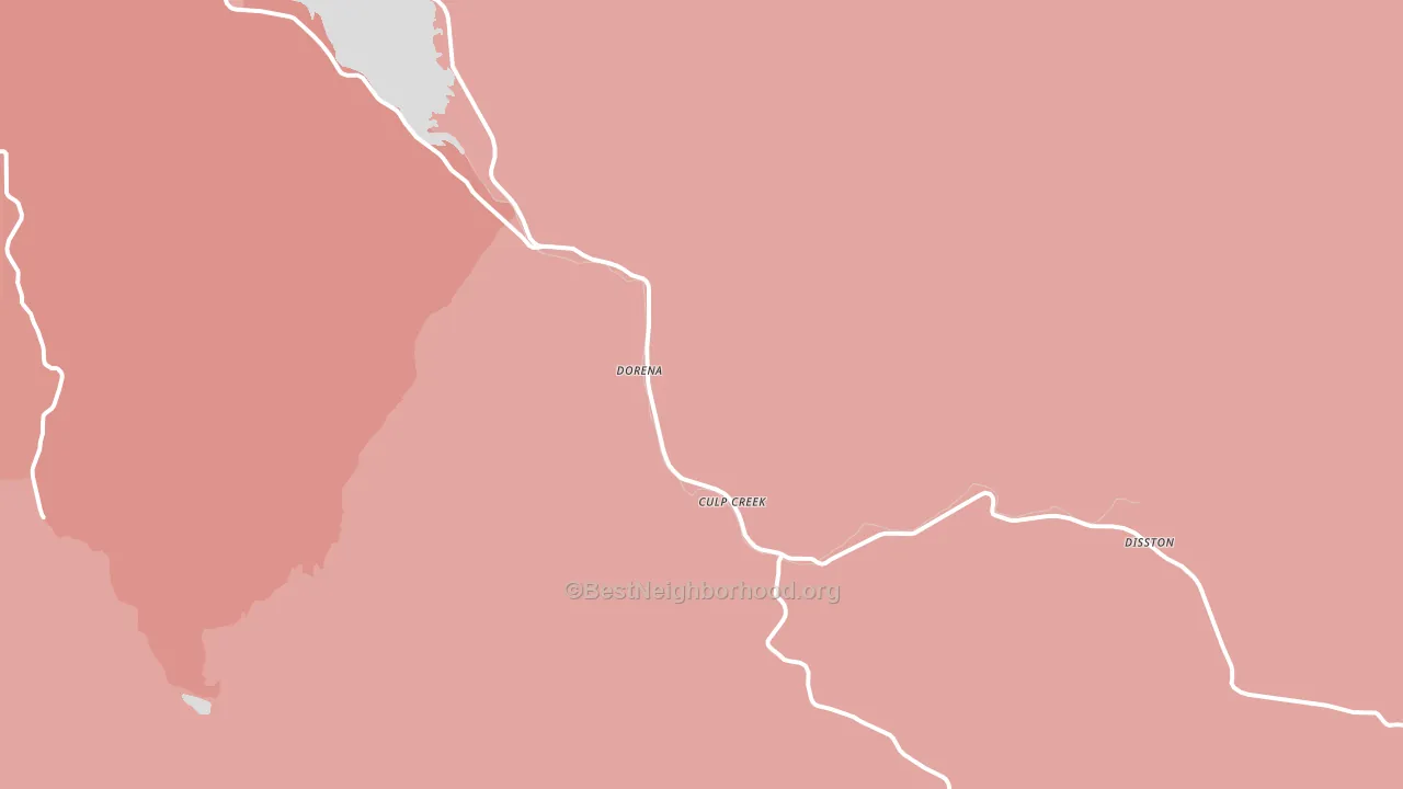 97434, OR block-group political-lean map