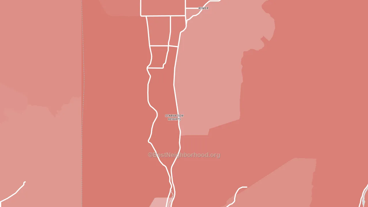 97537, OR block-group political-lean map