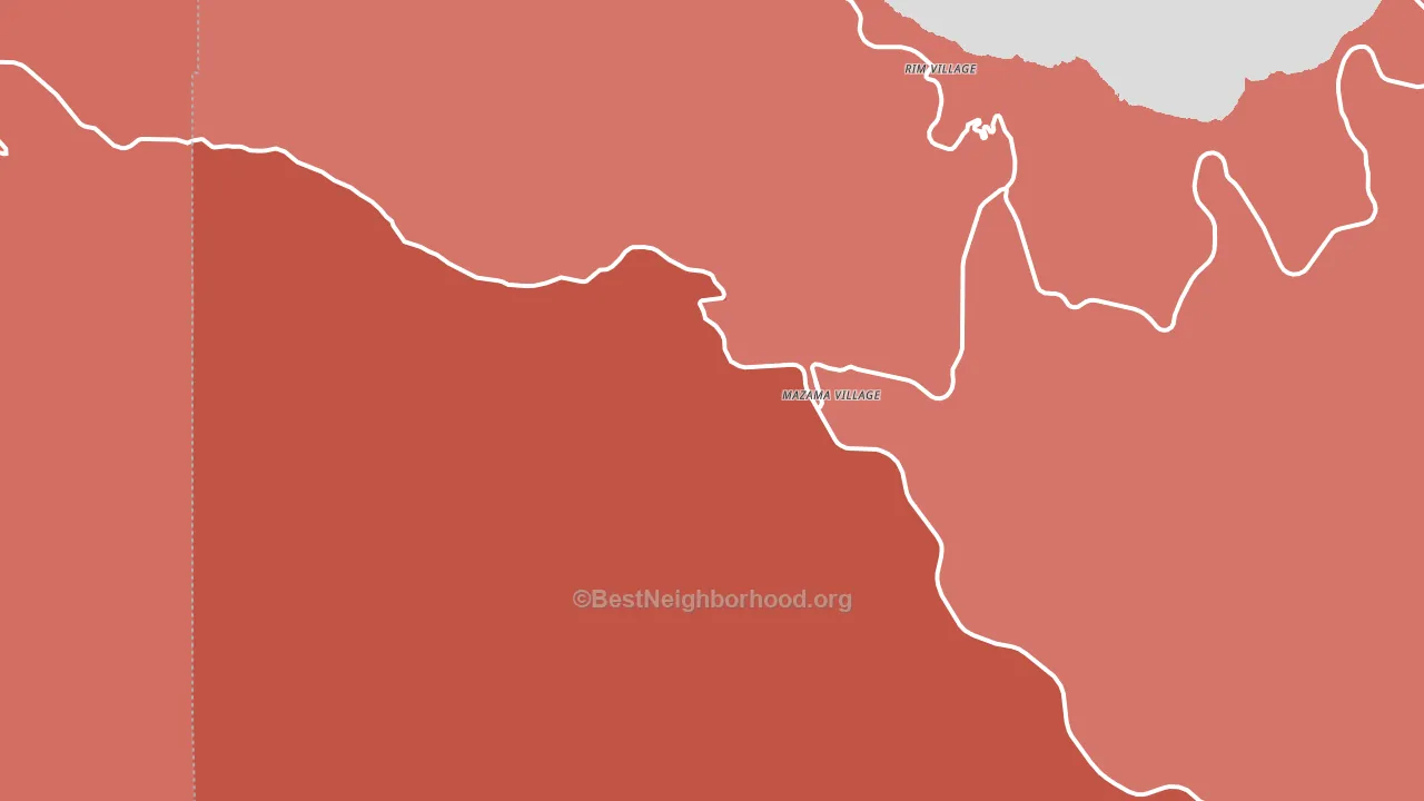 97604, OR block-group political-lean map