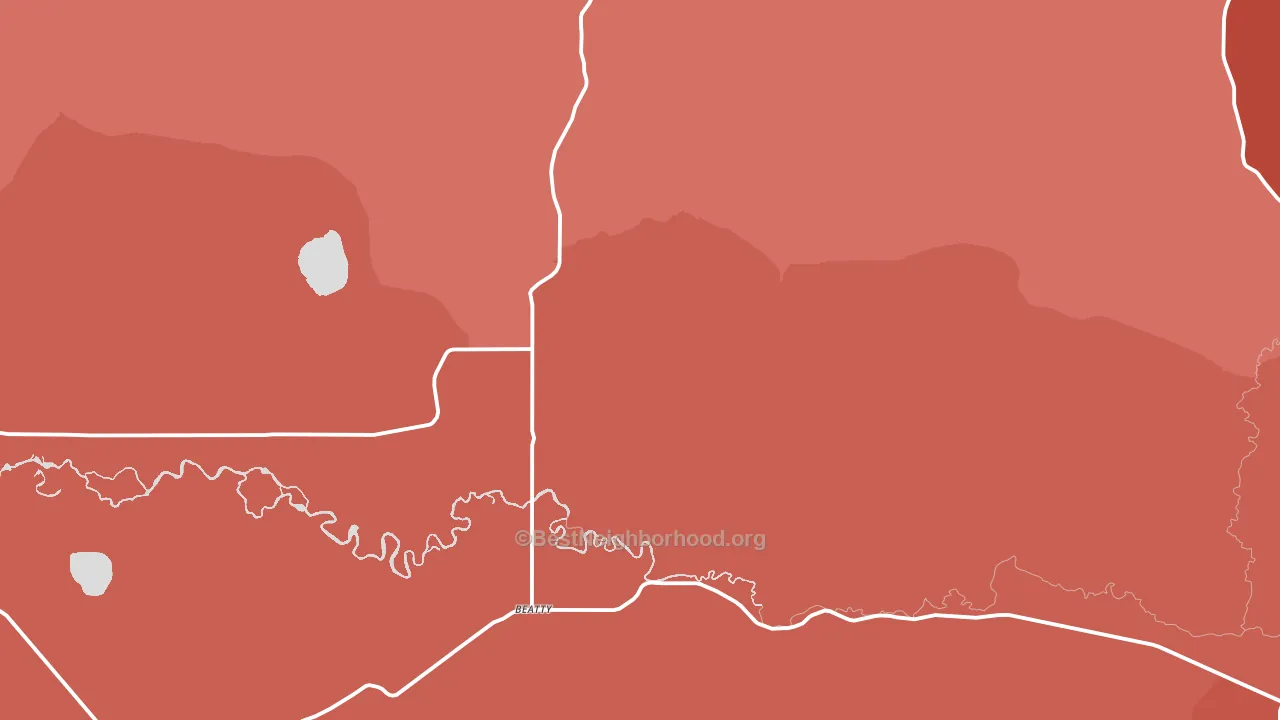 97621, OR block-group political-lean map