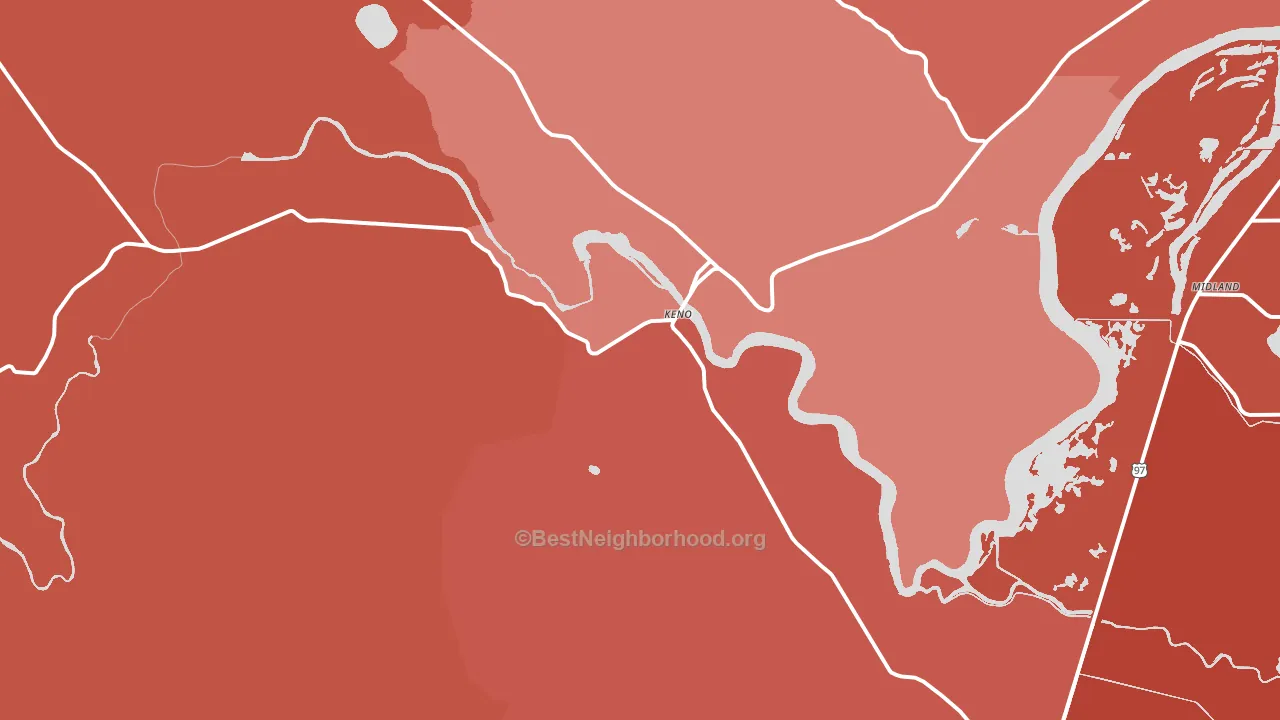 97627, OR block-group political-lean map
