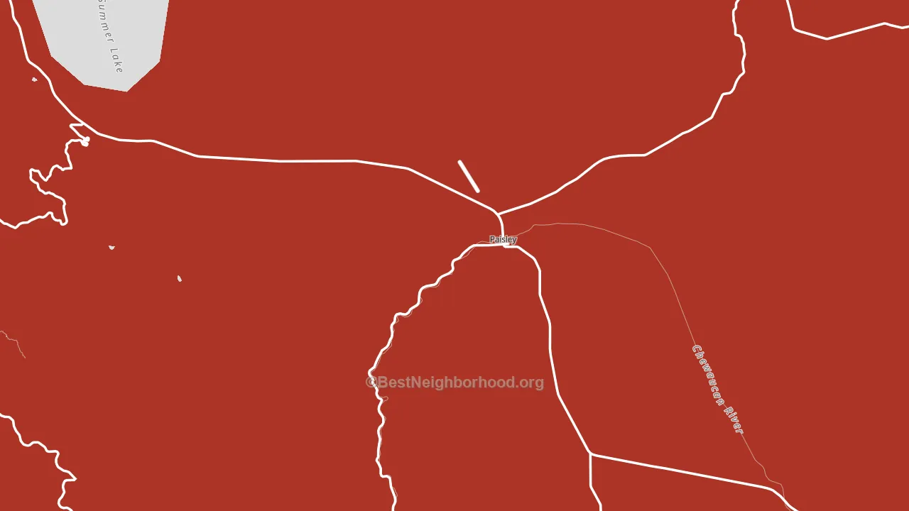97636, OR block-group political-lean map