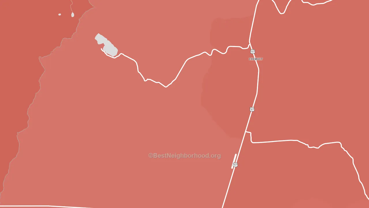 97731, OR block-group political-lean map