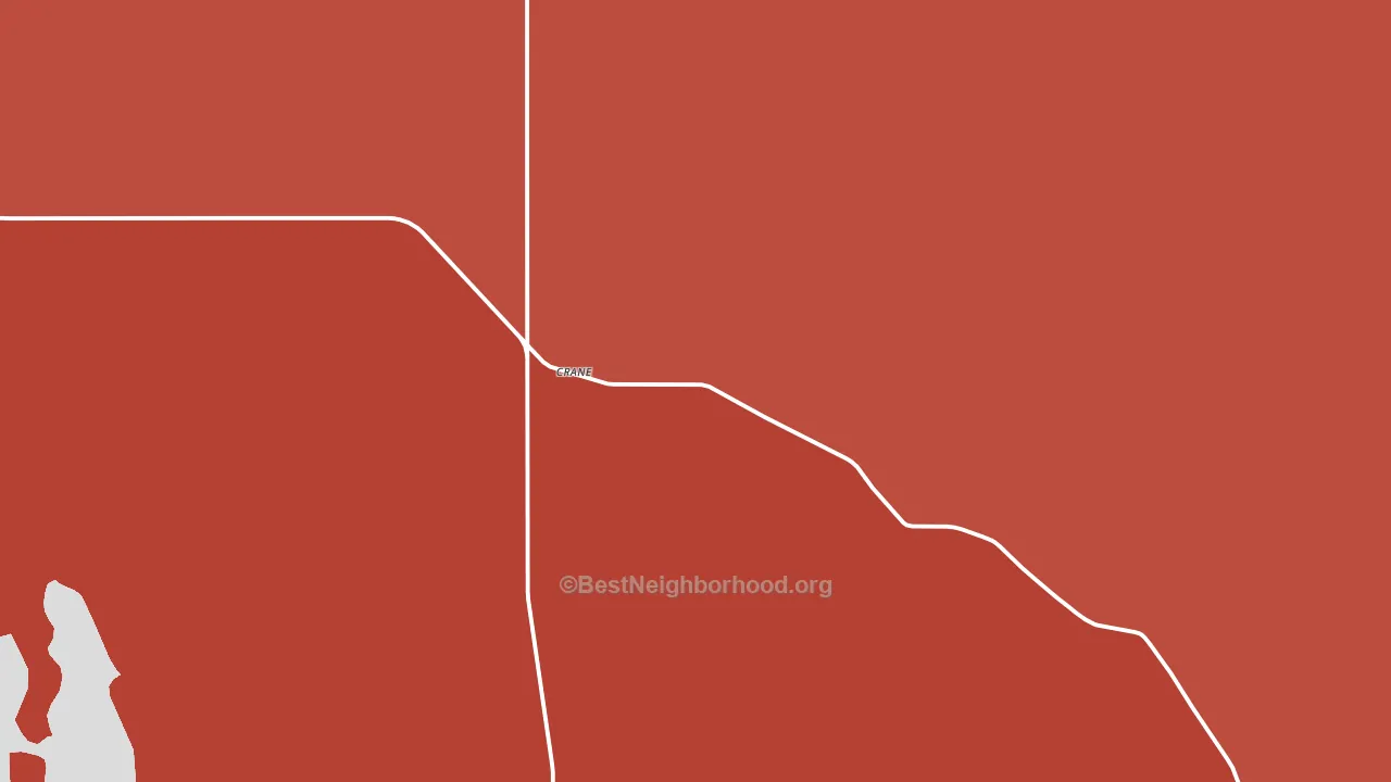 97732, OR block-group political-lean map