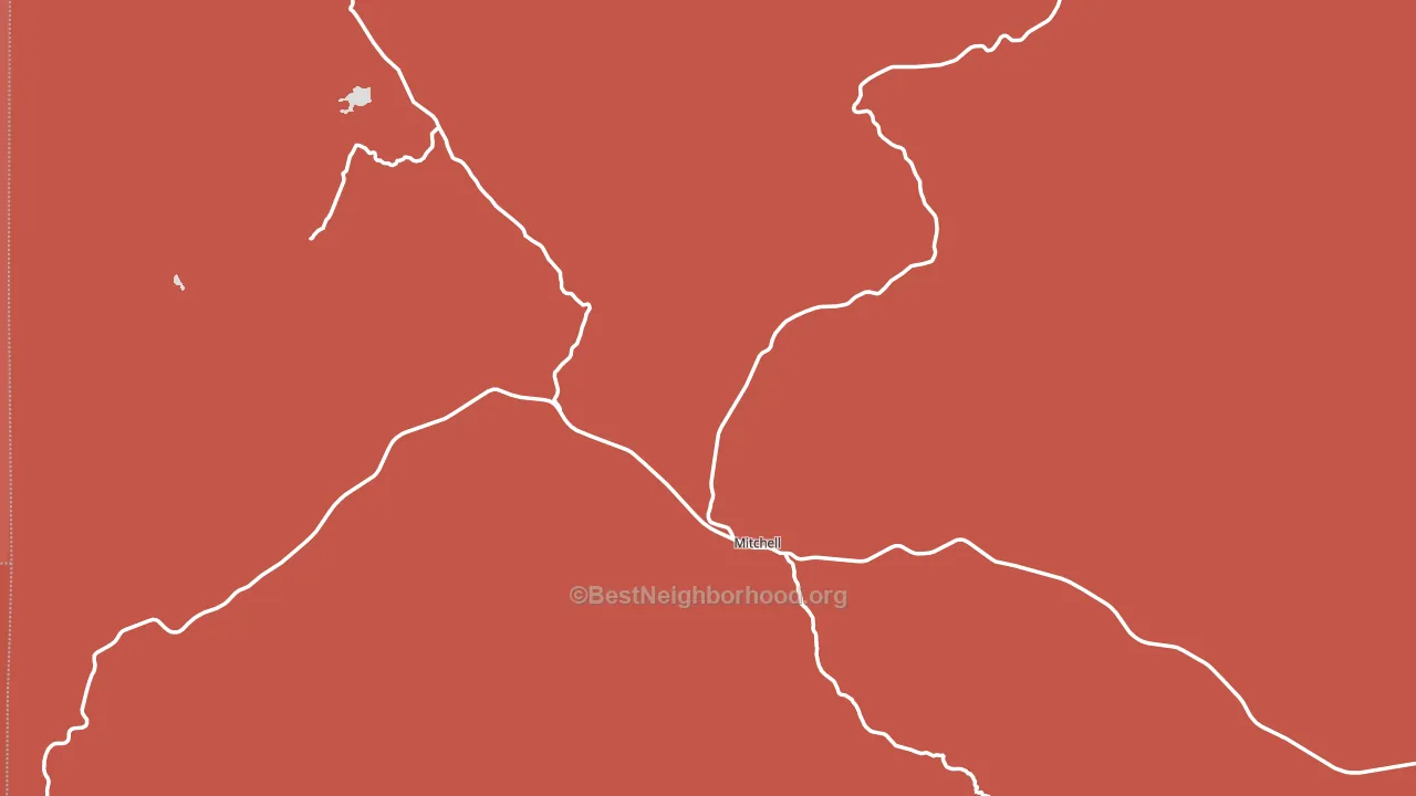 97750, OR block-group political-lean map