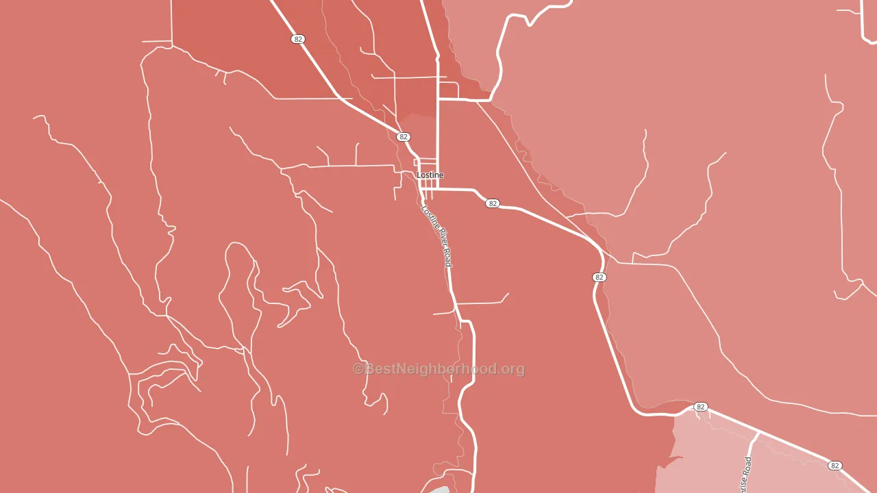 97857, OR block-group political-lean map