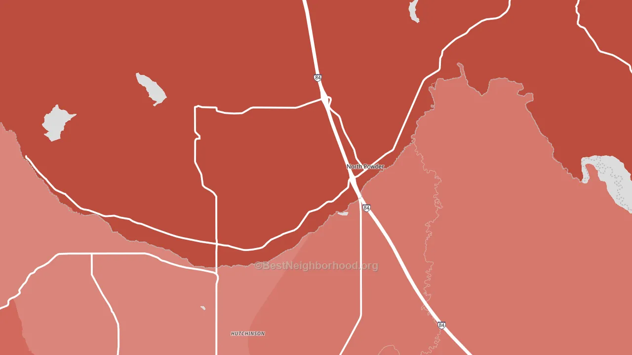 97867, OR block-group political-lean map