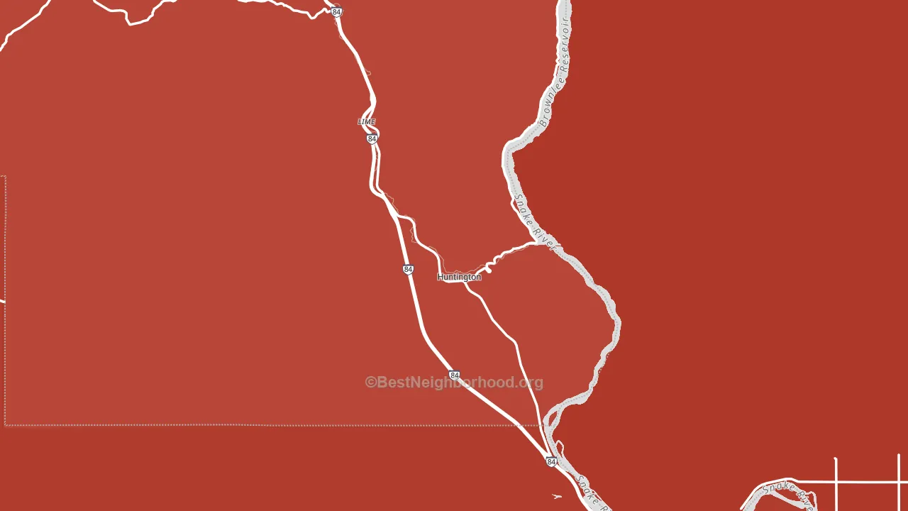 97907, OR block-group political-lean map