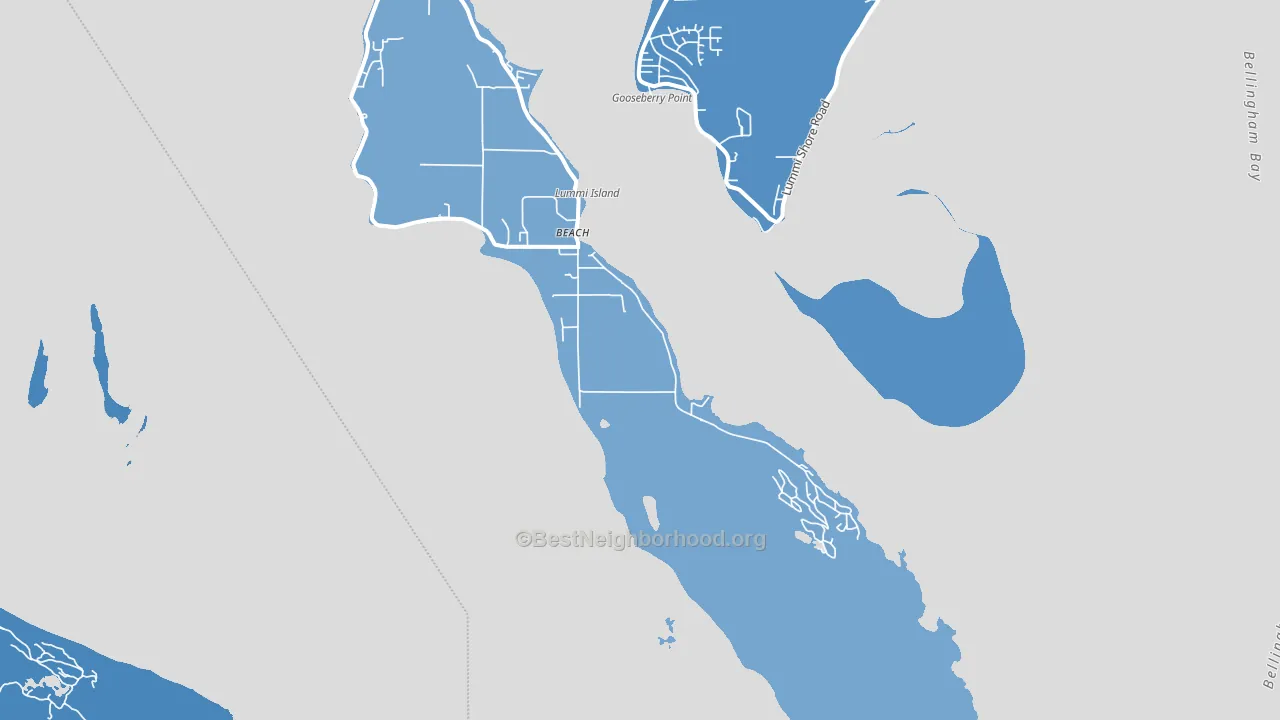 98262, WA block-group political-lean map