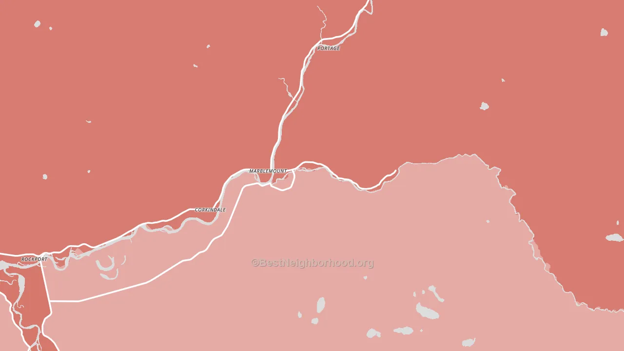 98267, WA block-group political-lean map