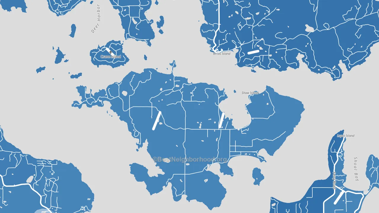 98286, WA block-group political-lean map
