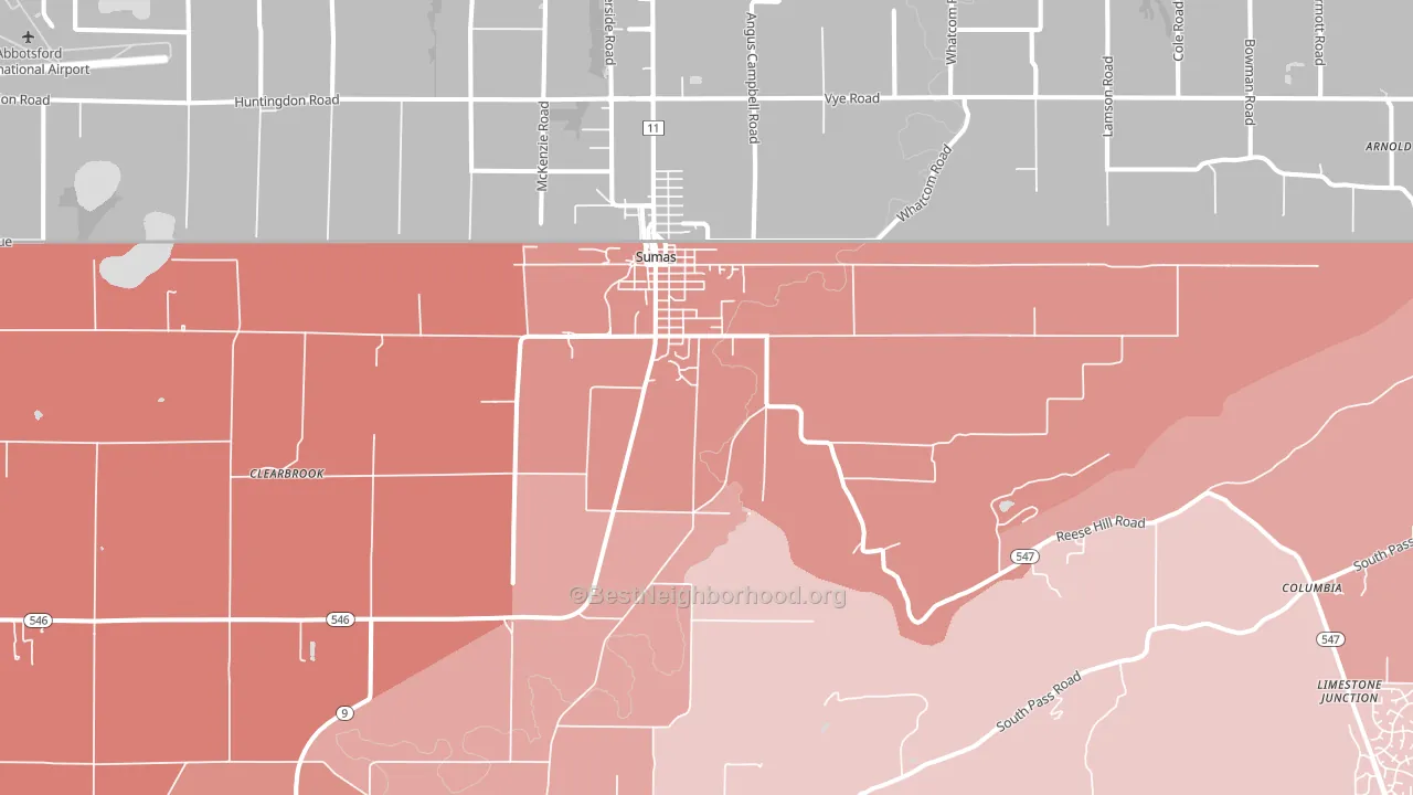 98295, WA block-group political-lean map