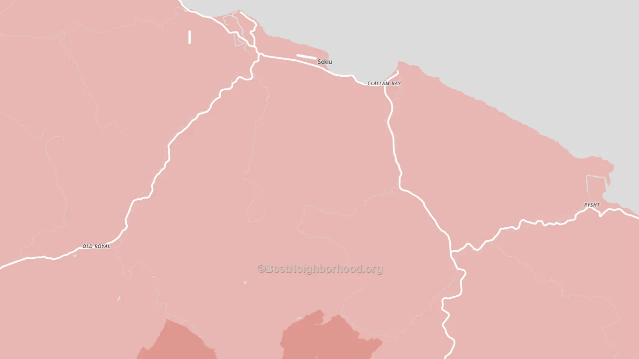 98326, WA block-group political-lean map