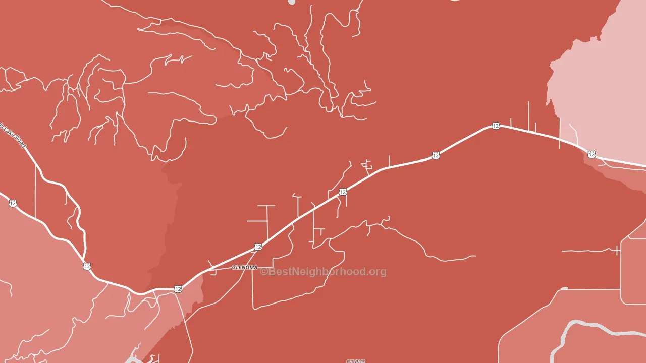 98336, WA block-group political-lean map