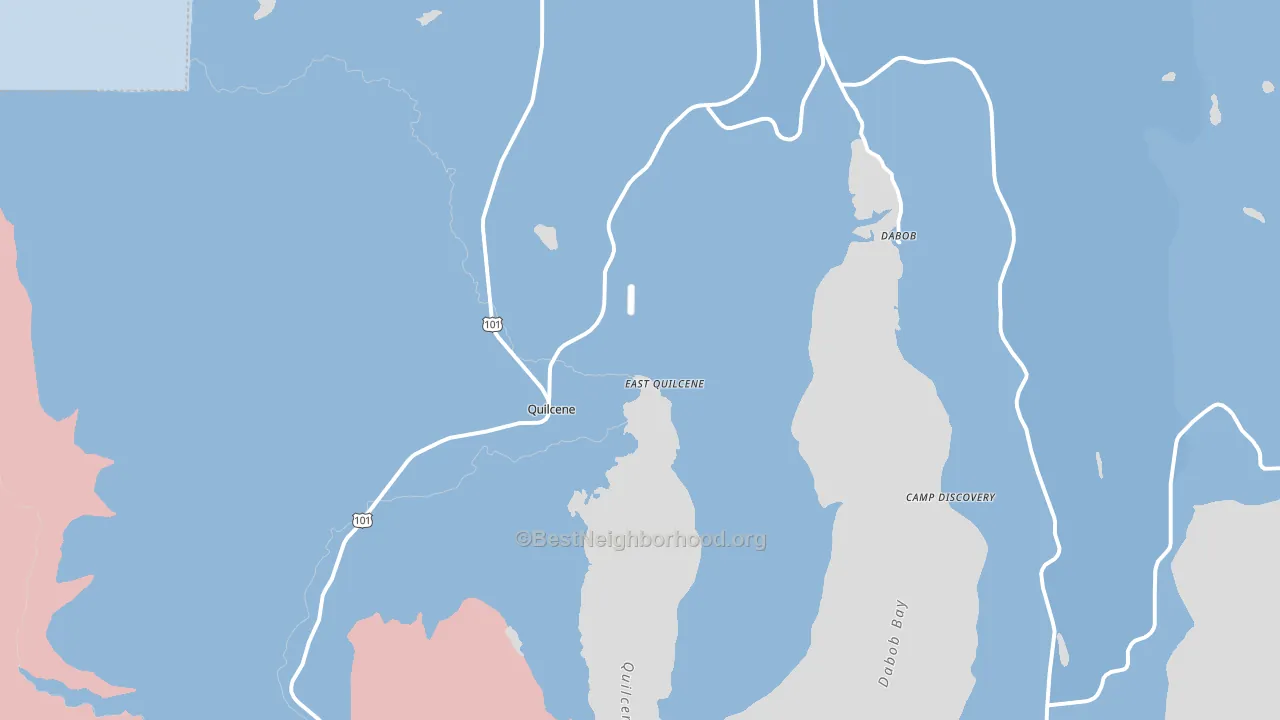 98376, WA block-group political-lean map