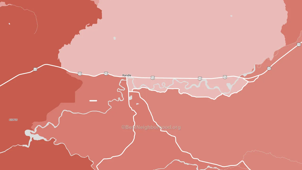 98377, WA block-group political-lean map