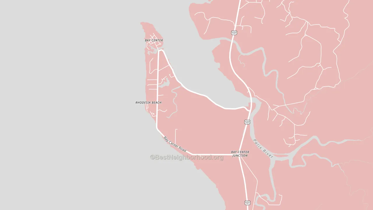 98527, WA block-group political-lean map