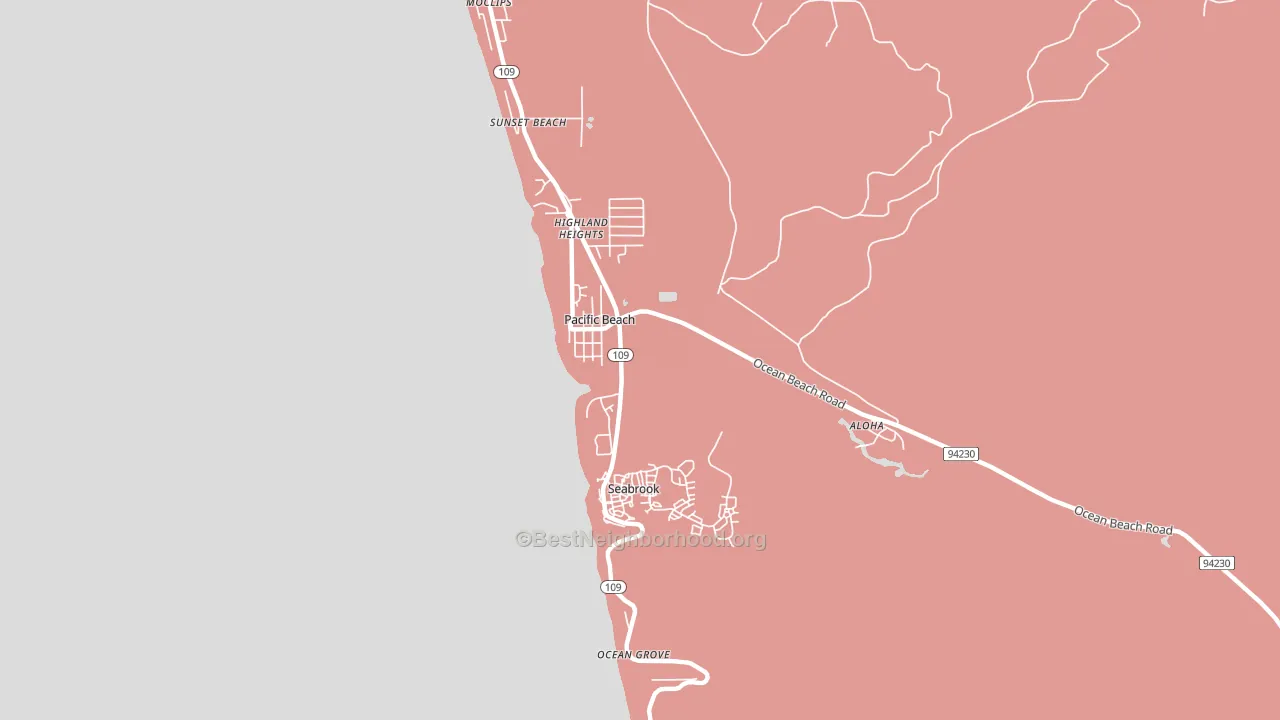 98571, WA block-group political-lean map