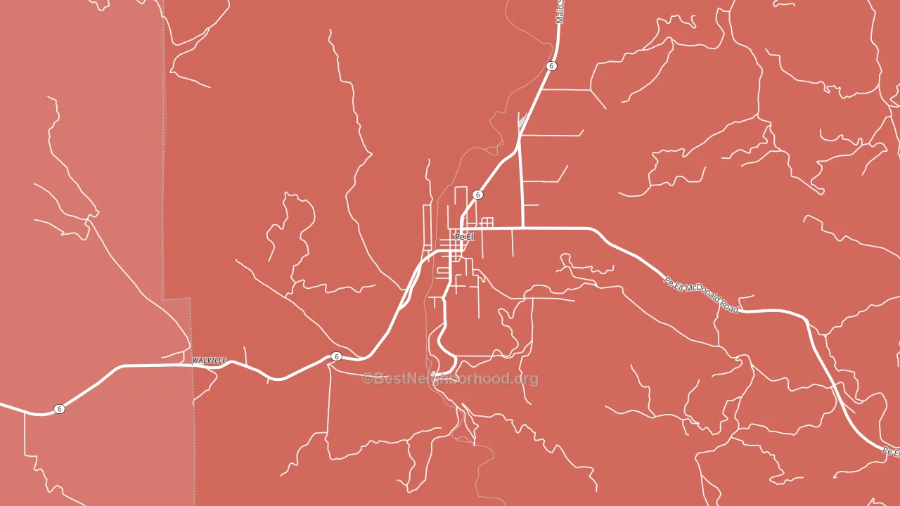 98572, WA block-group political-lean map