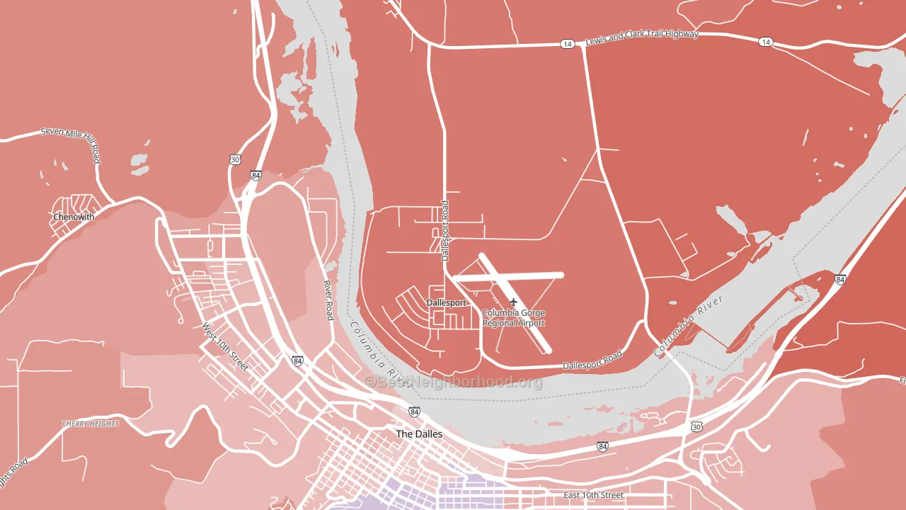 98617, WA block-group political-lean map