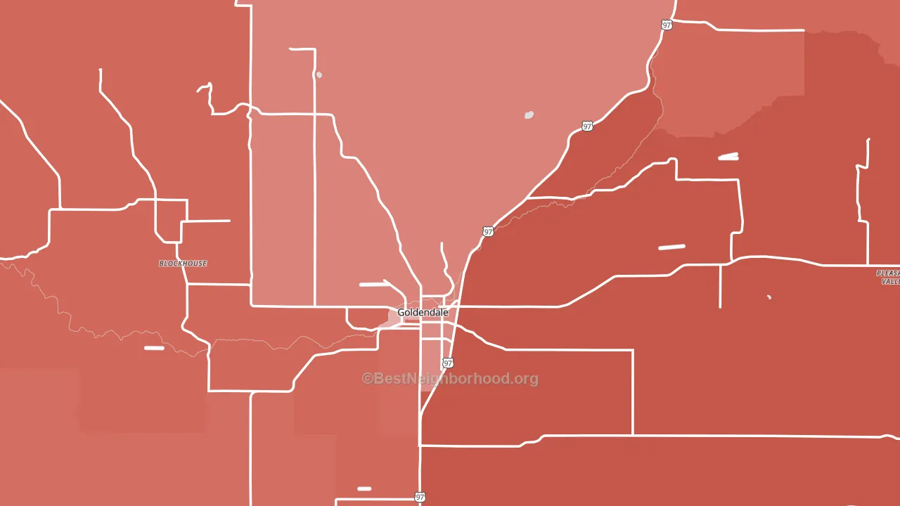 98620, WA block-group political-lean map