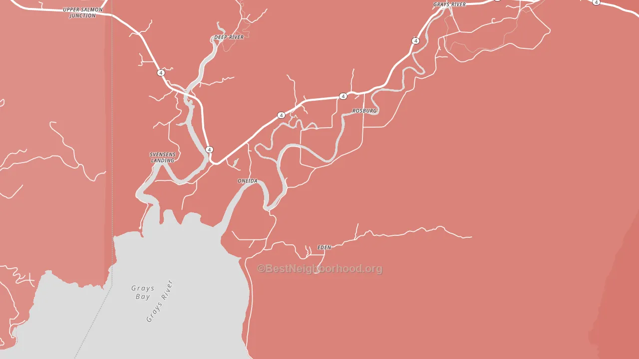 98643, WA block-group political-lean map