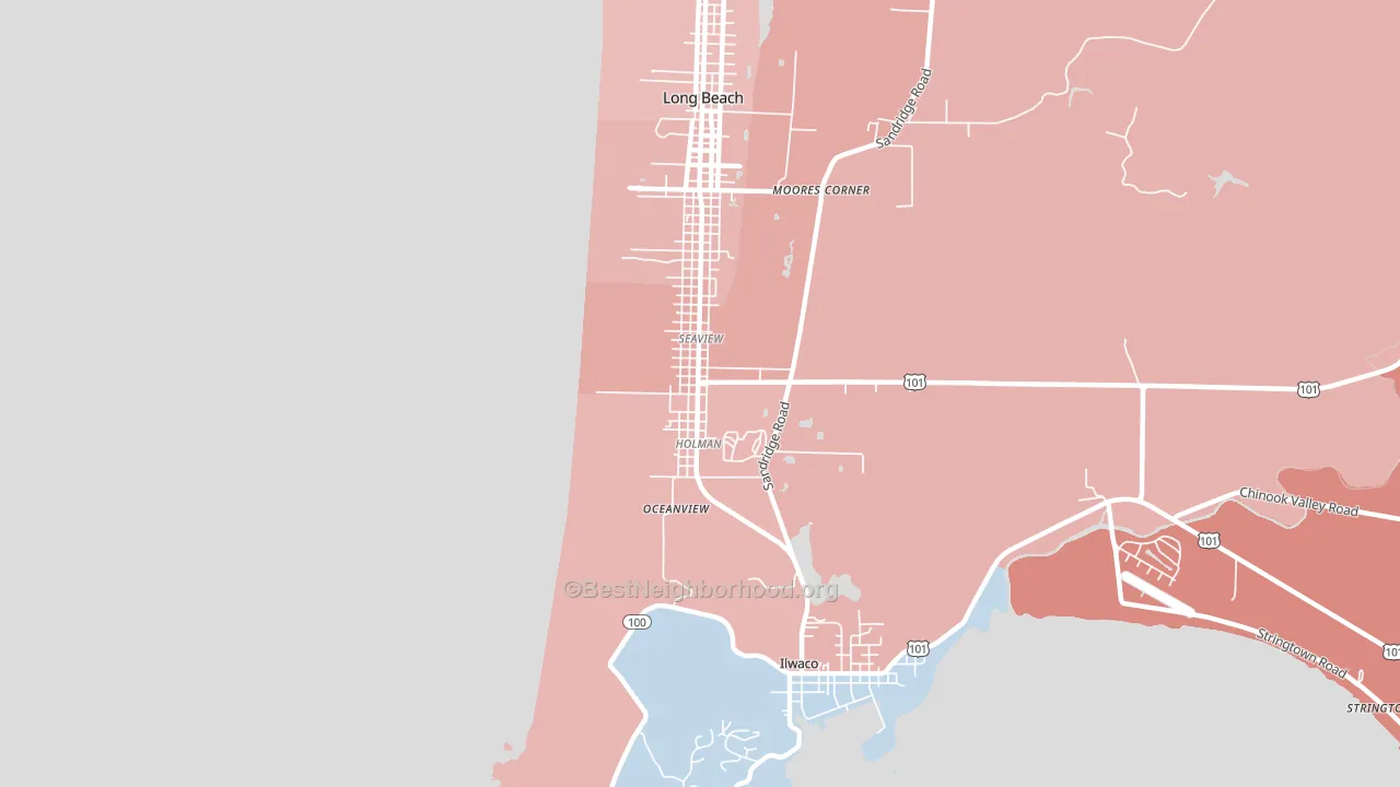 98644, WA block-group political-lean map