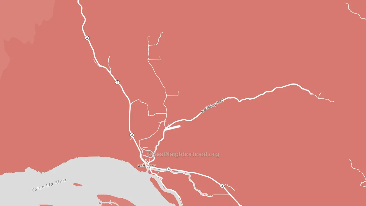 98647, WA block-group political-lean map