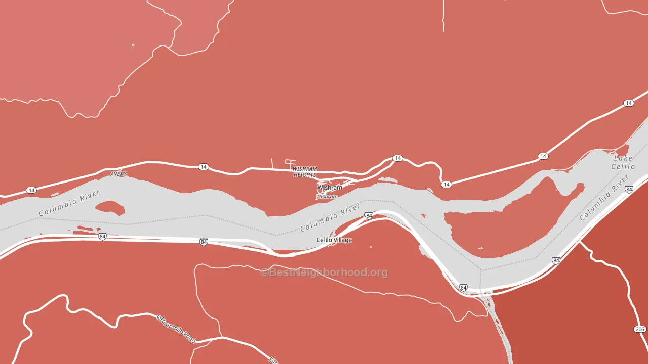 98673, WA block-group political-lean map