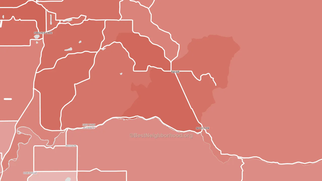 98675, WA block-group political-lean map
