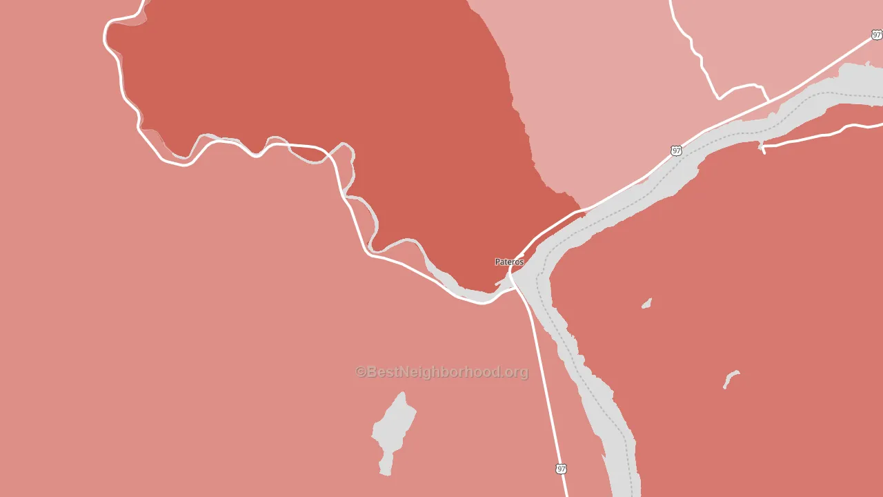 98846, WA block-group political-lean map