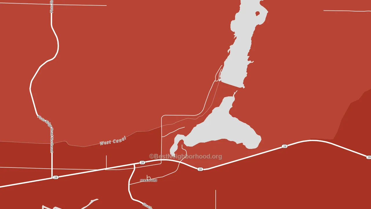 98853, WA block-group political-lean map