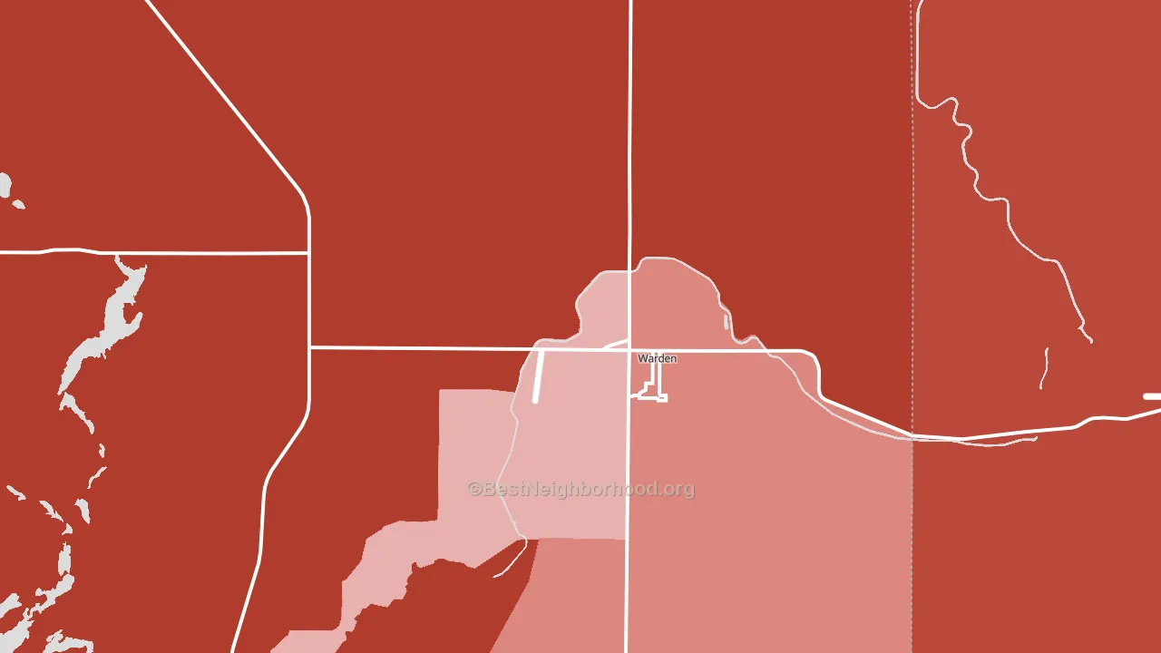 98857, WA block-group political-lean map