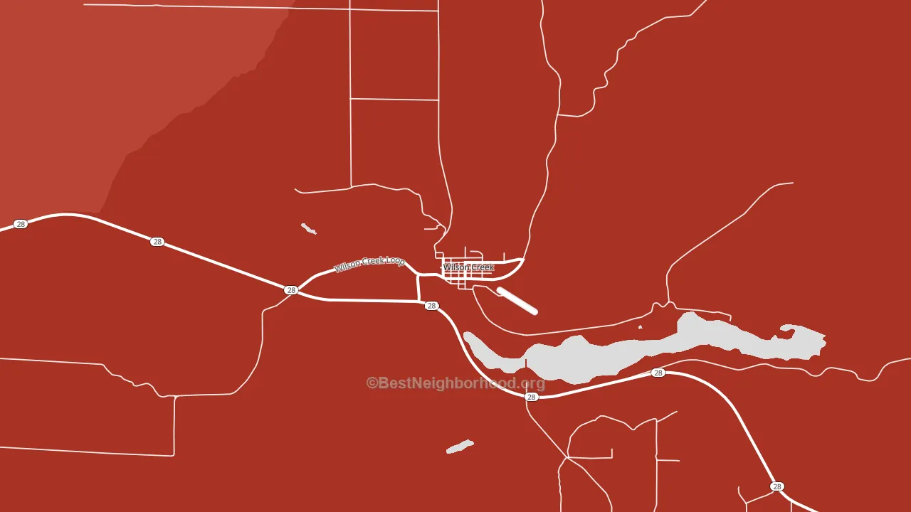 98860, WA block-group political-lean map