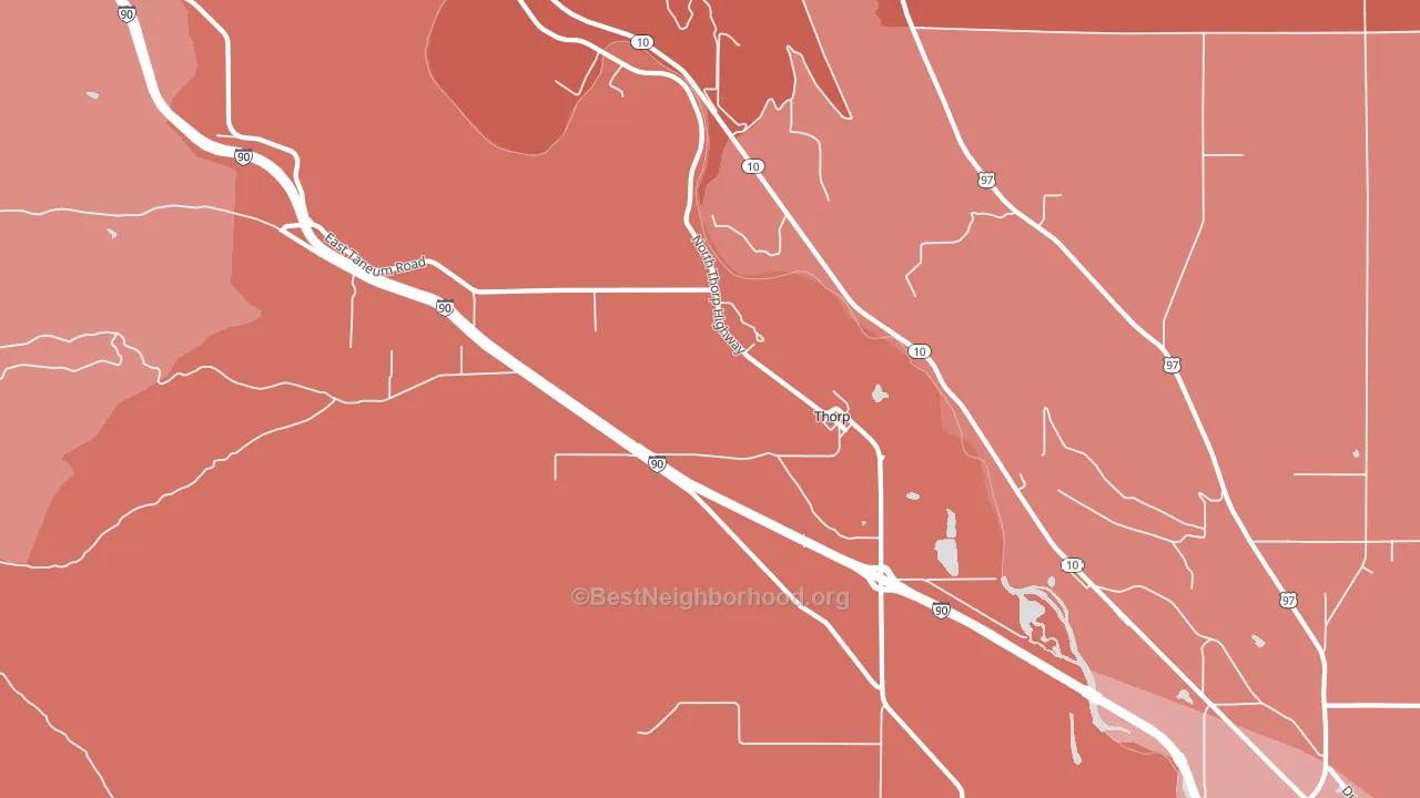 98946, WA block-group political-lean map