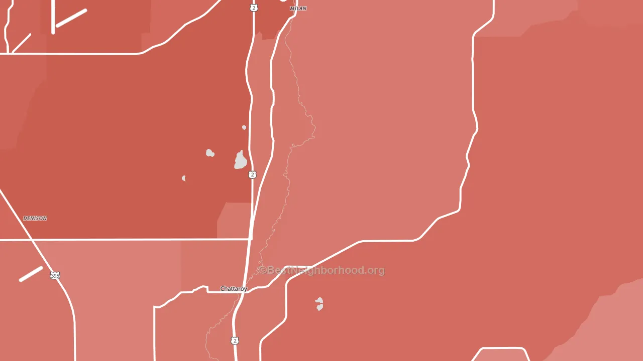99003, WA block-group political-lean map