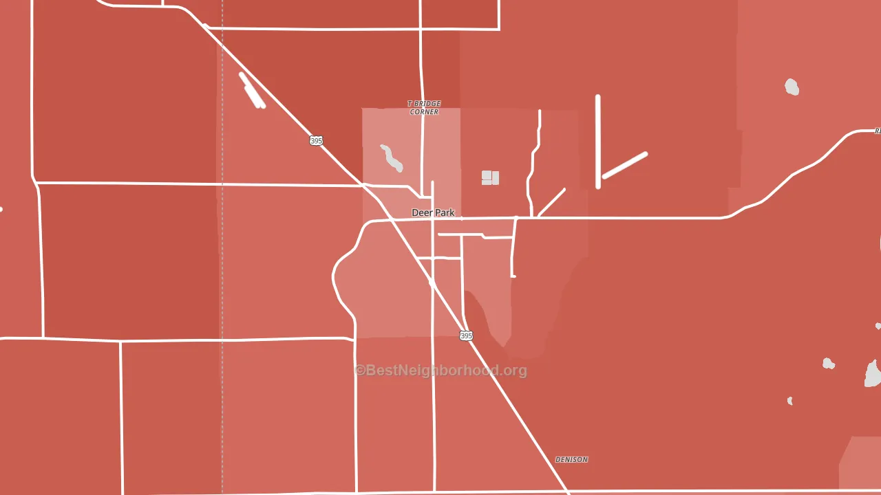 99006, WA block-group political-lean map