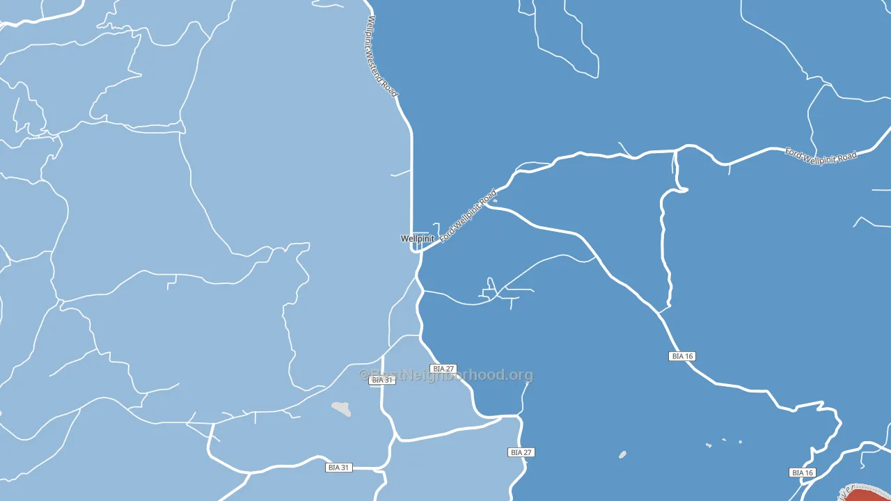 99040, WA block-group political-lean map