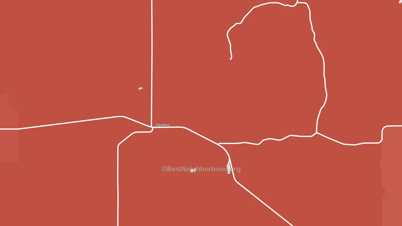 99117, WA block-group political-lean map