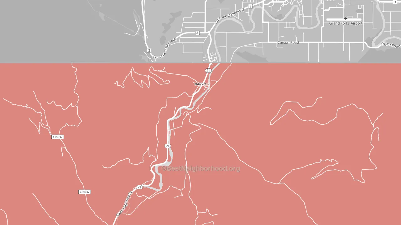 99121, WA block-group political-lean map