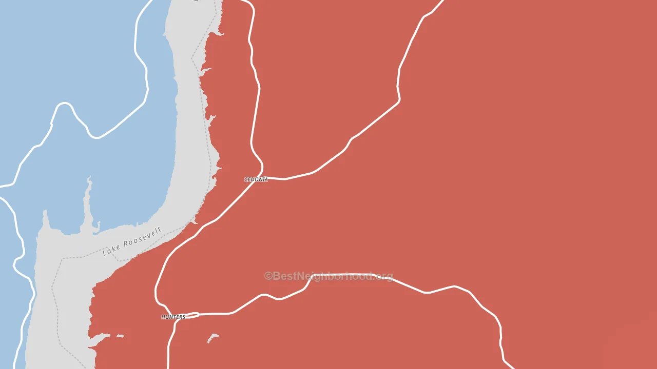 99137, WA block-group political-lean map