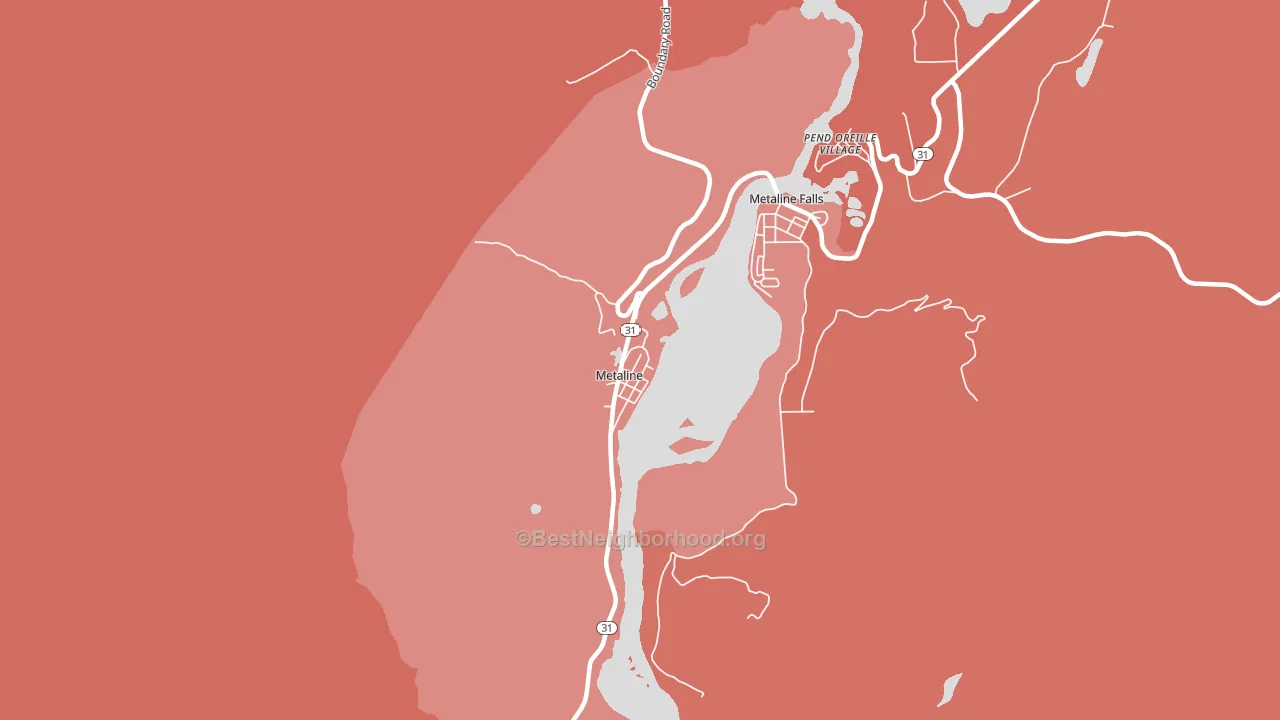 99152, WA block-group political-lean map
