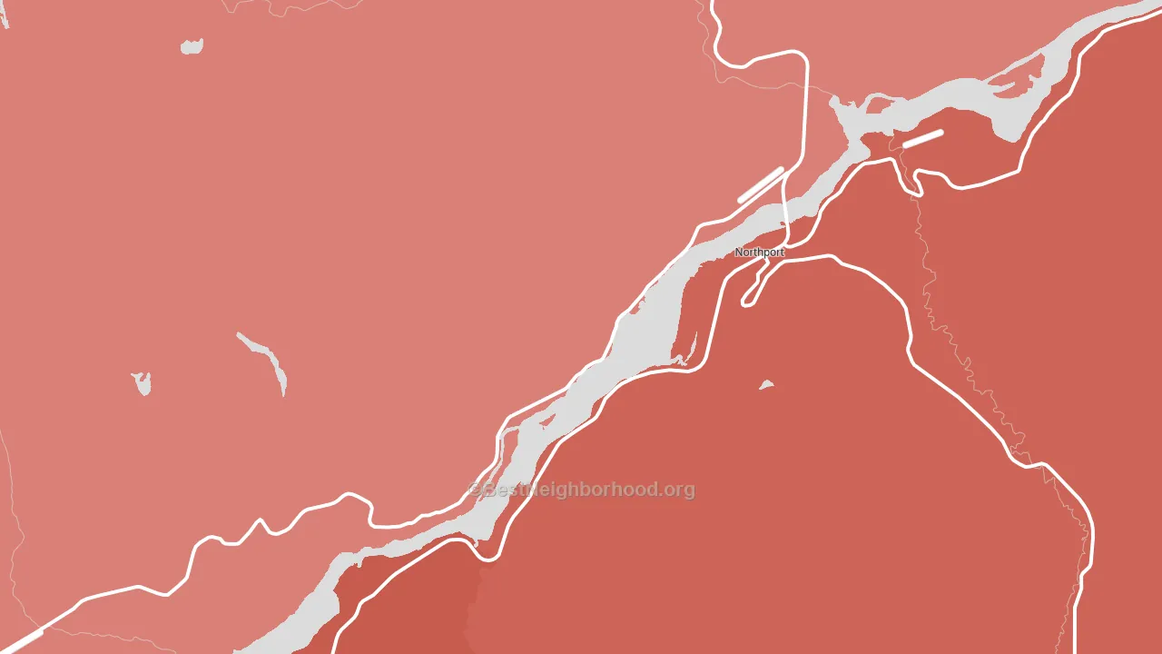 99157, WA block-group political-lean map