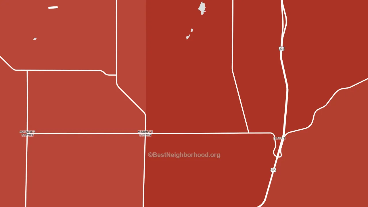 99330, WA block-group political-lean map