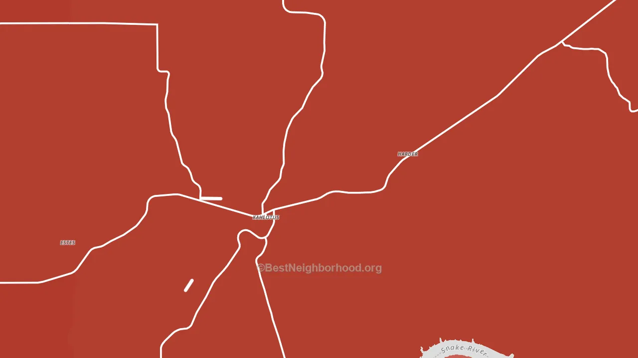 99335, WA block-group political-lean map