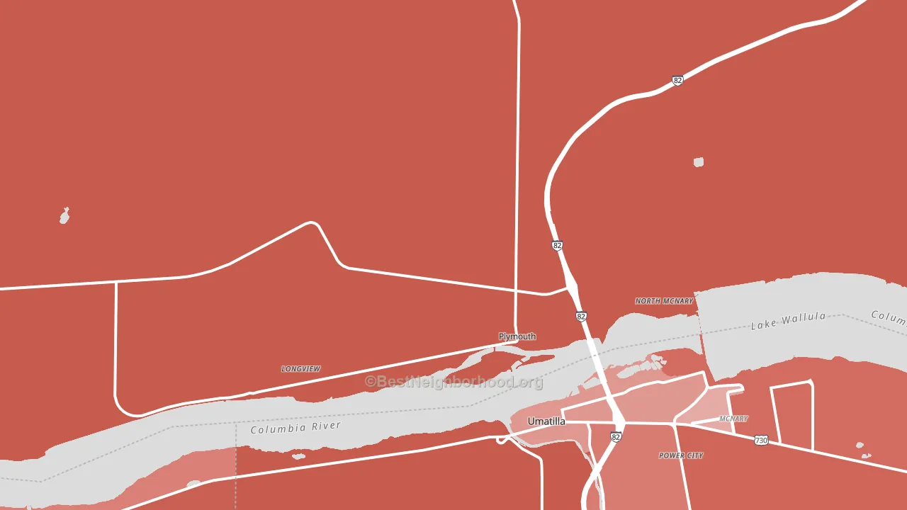 99346, WA block-group political-lean map